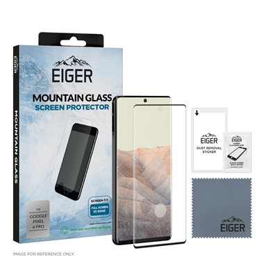 EIGER Google Pixel 6 Pro 3D-Display-Schutzglas Case friendly, black