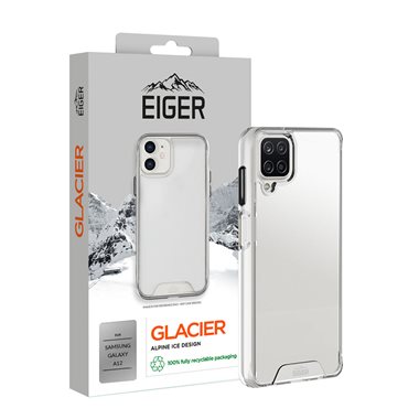 EIGER Samsung Galaxy A12 Hard-Cover Glacier Case transparent
