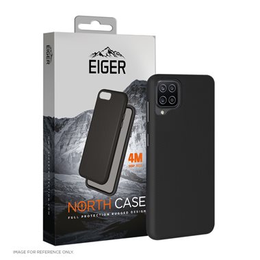 EIGER Samsung Galaxy A12 Outdoor-Cover North Case black