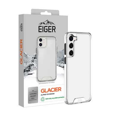 EIGER Samsung Galaxy S23+ transparentes Hard-Cover Eiger Glacier Case clear