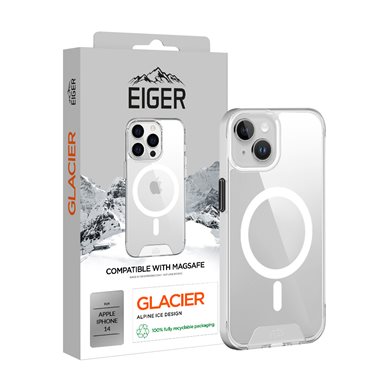 EIGER Apple iPhone 14 transparentes Magsafe Case Eiger Glacier Magsafe Case iPhone 14 Clear