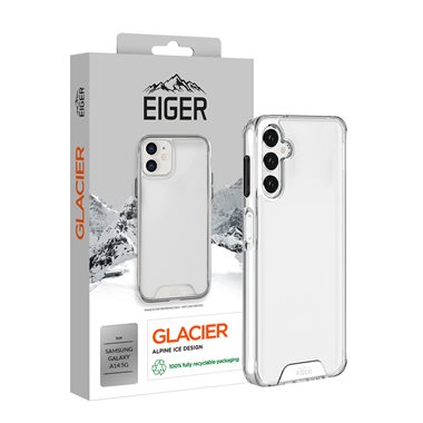 EIGER Samsung Galaxy A14 / A14 5G transparentes Hard-Cover Eiger Glacier Case clear