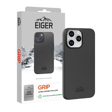 EIGER Apple iPhone 15 Pro Max flexibles TPU-Case Eiger Grip Case black