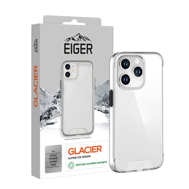 EIGER Apple iPhone 15 Pro Max transparentes Back-Case Eiger Glacier Case Clear