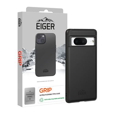 EIGER Google Pixel 8 flexibles TPU-Case Eiger Grip Case black