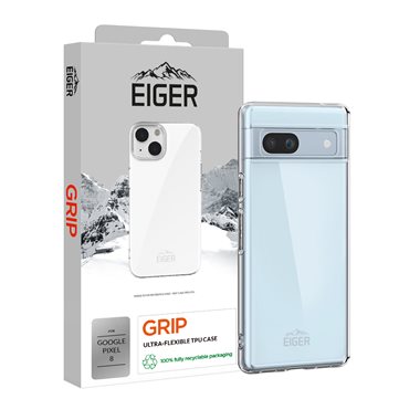 EIGER Google Pixel 8 flexibles TPU-Case Eiger Grip Case clear
