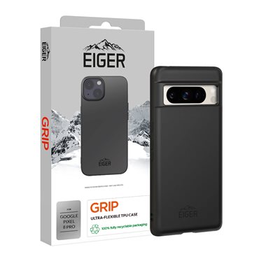 EIGER Google Pixel 8 Pro flexibles TPU-Case Eiger Grip Case black