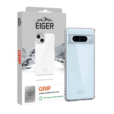EIGER Google Pixel 8 Pro flexibles TPU-Case Eiger Grip Case clear