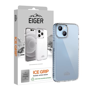 EIGER Apple iPhone 15 3m Drop-Protection Case transparent Eiger Ice Grip Case clear