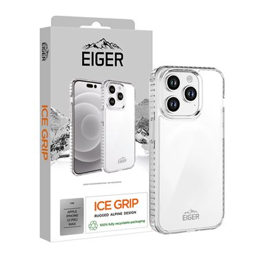 EIGER Apple iPhone 15 Pro Max 3m Drop-Protection Case transparent Eiger Ice Grip Case clear