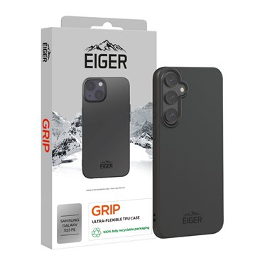 EIGER Samsung Galaxy S23 FE flexibles TPU-Case Eiger Grip Case black