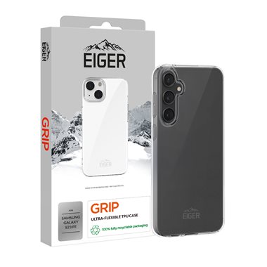 EIGER Samsung Galaxy S23 FE flexibles TPU-Case Eiger Grip Case clear