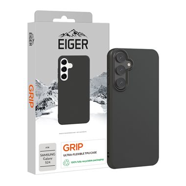 EIGER Samsung Galaxy S24 flexibles TPU-Case Eiger Grip Case black