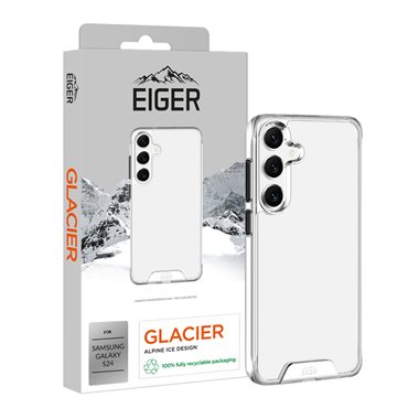 EIGER Samsung Galaxy S24 transparentes Back-Case Eiger Glacier Case clear