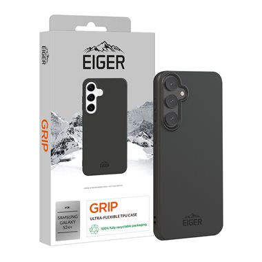 EIGER Samsung Galaxy S24+ flexibles TPU-Case Eiger Grip Case black