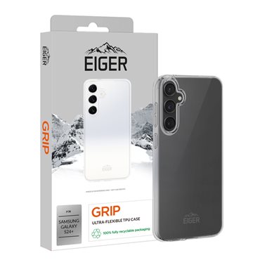 EIGER Samsung Galaxy S24+ flexibles TPU-Case Eiger Grip Case clear