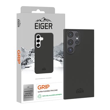 EIGER Samsung Galaxy S24 Ultra flexibles TPU-Case Eiger Grip Case black