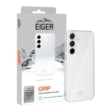 EIGER Samsung Galaxy A35 flexibles TPU-Case Eiger Grip Case clear
