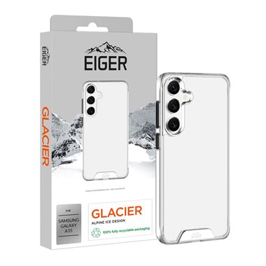 EIGER Samsung Galaxy A35 transparentes Back-Case Eiger Glacier Case clear