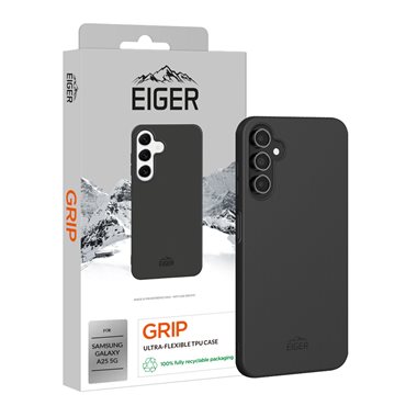 EIGER Samsung Galaxy A25 5G flexibles TPU-Case Eiger Grip Case black