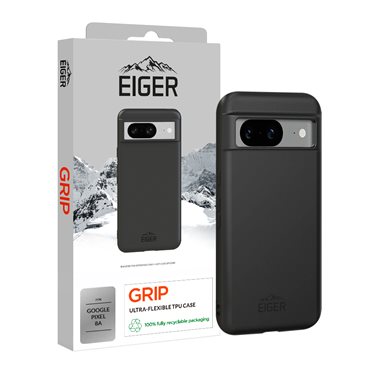 EIGER Google Pixel 8a flexibles TPU-Case Eiger Grip Case black