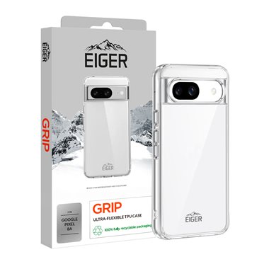 EIGER Google Pixel 8a flexibles TPU-Case Eiger Grip Case clear