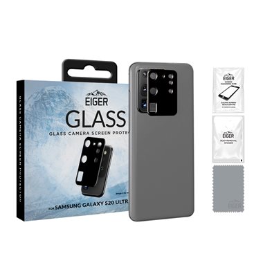 EIGER Samsung Galaxy S20 Ultra Kameraglas 3D Glass Camera clear