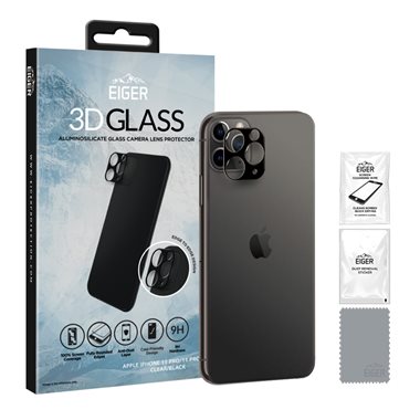 EIGER Apple iPhone 11 Pro/ Pro Max Kameraglas 3D Glass Camera clear