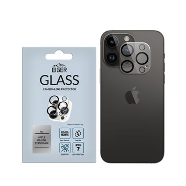 EIGER Apple iPhone 12 Pro Max Kameraglas 3D Glass Camera clear