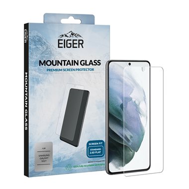EIGER Samsung Galaxy S22+ Display-Glas (1er-Pack) Mountain Glass 2.5D clear