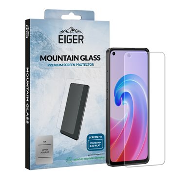 EIGER Oppo A96 Display-Glas (1er-Pack) Mountain Glass 2.5D clear
