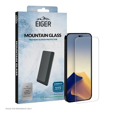 EIGER Apple iPhone 14 Pro Max Display-Glas (1er-Pack) Mountain Glass 2.5D clear
