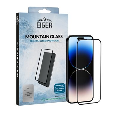 EIGER Apple iPhone 14 Pro 3D Glas Case friendly Mountain Glass 3D