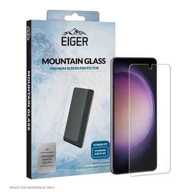 EIGER Samsung Galaxy S22/S23 Display-Glas (1er-Pack) Mountain Glass 2.5D clear