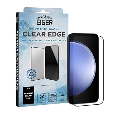EIGER Samsung Galaxy S24+ Display-Glas Full Screen Fit Eiger Mountain Glass Clear Edge