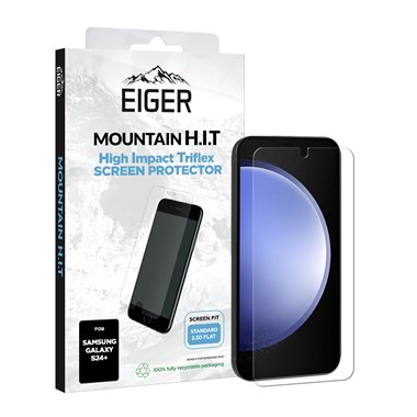 EIGER Samsung Galaxy S24+ Display-Folie (1er-Pack) Eiger Mountain H.I.T Clear