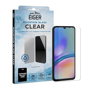 EIGER Samsung Galaxy A05s Display-Glas Standard Fit Eiger Mountain Glass Clear