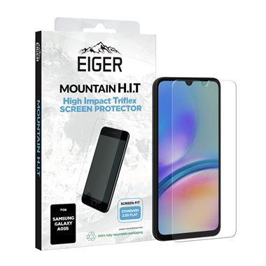 EIGER Samsung Galaxy A05s Displayschutz-Folie (1er-Pack) High Impact Triflex clear