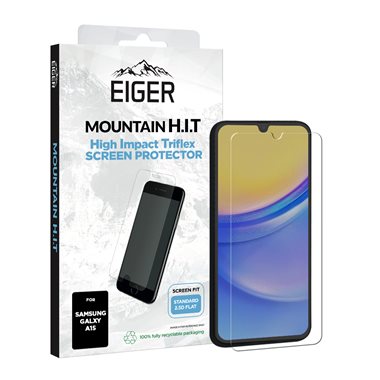 EIGER Samsung Galaxy A15 / A15 5G Display-Folie (1er-Pack) Eiger Mountain H.I.T Clear