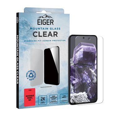 EIGER Google Pixel 8a Display-Glas Standard Fit Eiger Mountain Glass Clear