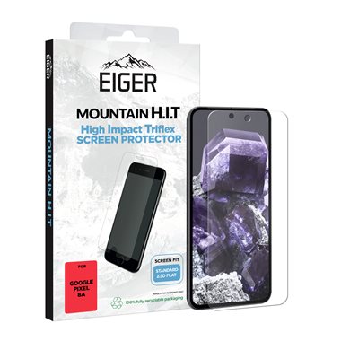 EIGER Google Pixel 8a Display-Folie (1er-Pack) Eiger Mountain H.I.T Clear