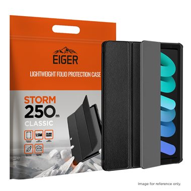 EIGER Apple iPad Mini 2021 Folio-Case schwarz Eiger Storm 250m Case Black